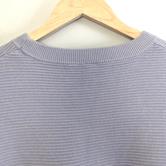 Twik Loose Ottoman Sweater, Lavender, XXS - Picture 7 of 11